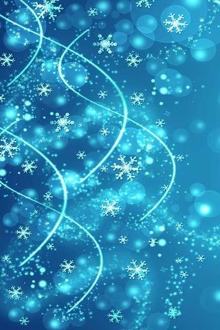 Christmas Snowflakes Wallpaper截图2