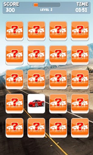 Sport Car Memory Game截图3