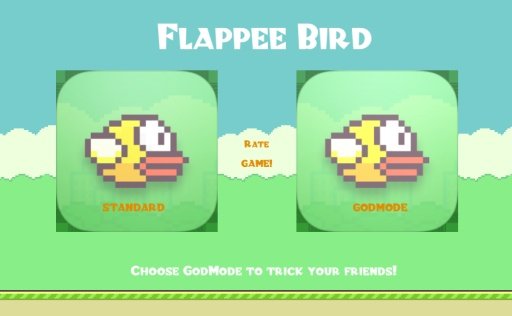 Flappee Bird - GOD MODE!截图3