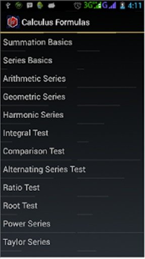 Calculus Formulas截图10