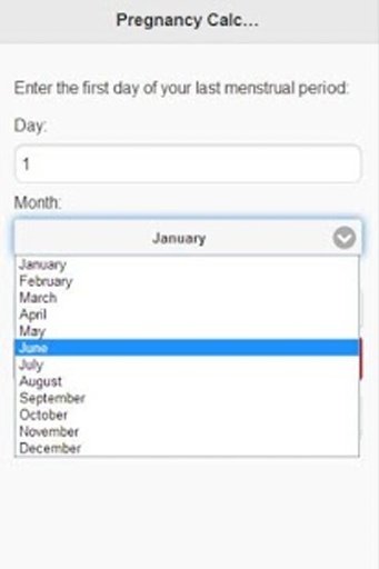 Pregnancy Calculater截图2