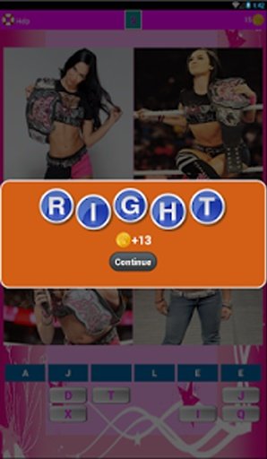 Wrestling Diva Guess Game截图4