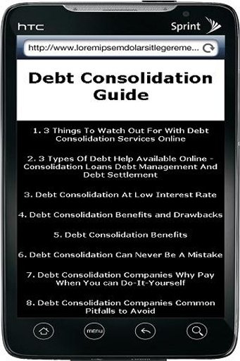 Debt Consolidation Benefits截图2