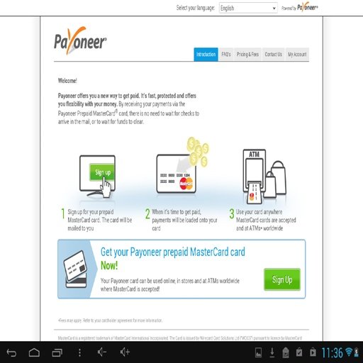 Payoneer Signup截图3