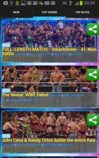 WWe New and Top Videos截图4