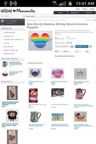 Online Disney Store截图1