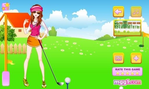 The Lively Golf Girl Dress Up截图1