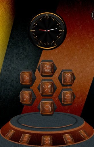 Leather Next Launcher 3D Theme截图5