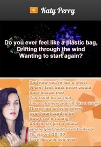 Katy Perry Lyrics &amp; Videos截图3