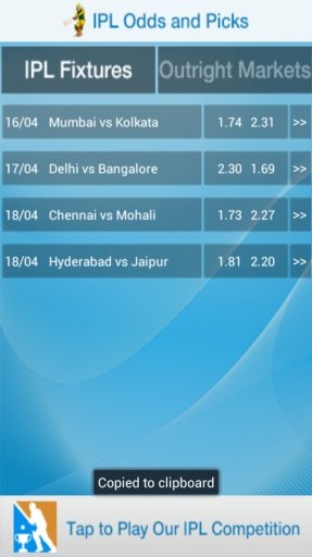 IPL Odds And Picks截图4