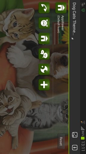 GO Launcher EX Theme dog cats截图2