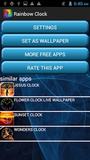 Rainbow Clock截图3