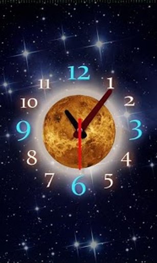 Choose A Planet Clock LWP截图2