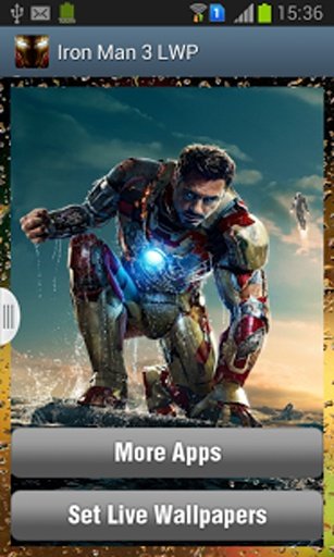 Iron Man 3 Live Wallpaper HD截图6