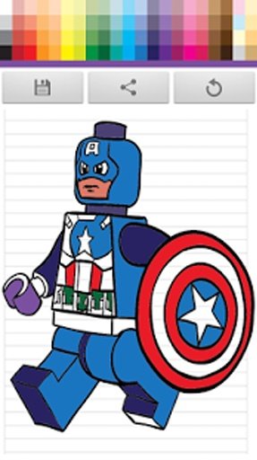 Coloring Super hero截图4