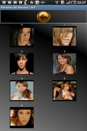 Rihanna 3D Illusion LWP截图2