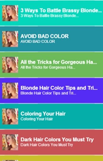 Tips Hair Color截图1