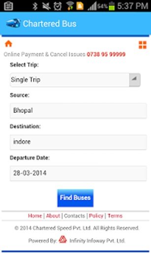 Chartered Bus Indore-Bhopal截图8