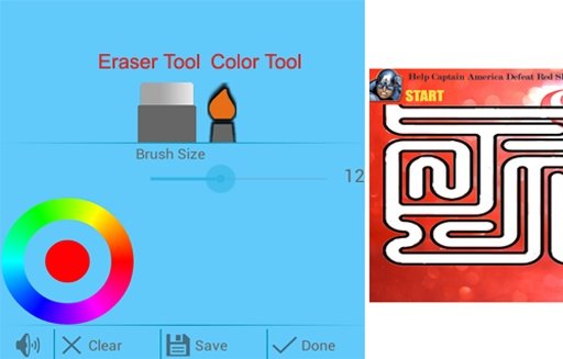Captain America Maze Game截图2