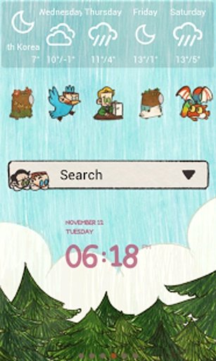 MUSTACHE&amp;SUSPENDER dodol theme截图4