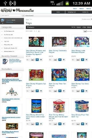 Online Disney Store截图2