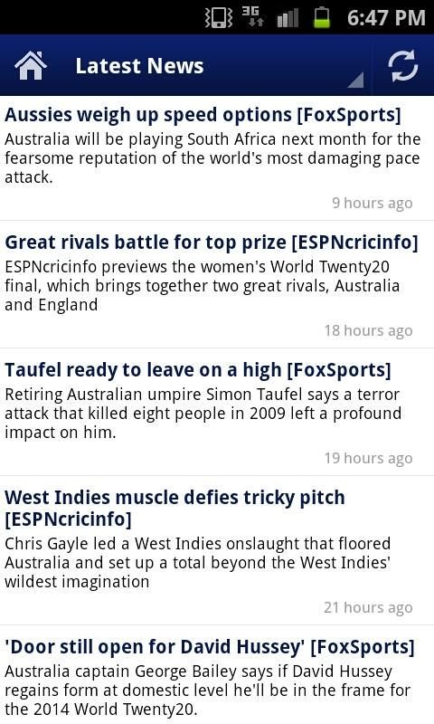 Australian Cricket News截图1