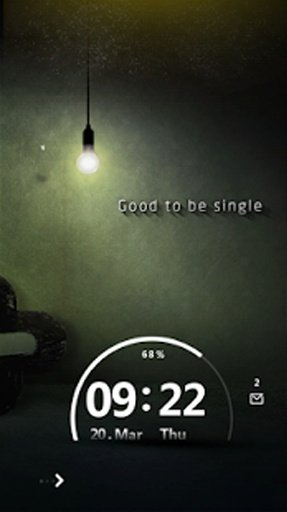 Lonely Night Live Lock Theme截图6