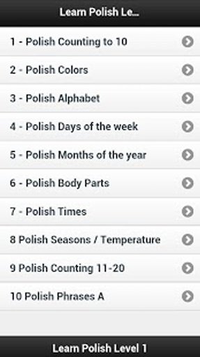 Learn Polish for beginner截图2