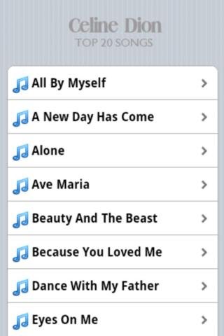 Celine Dion Songs截图3