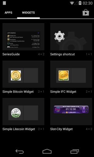 Infinitecoin widget (simple)截图5