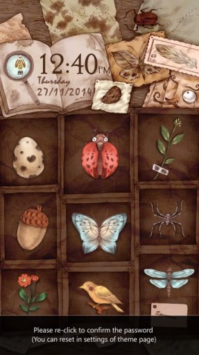 Retro specimens Locker Theme截图2