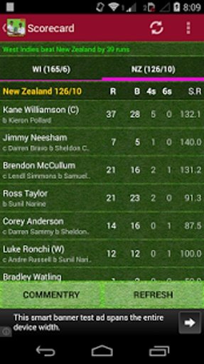 Cricket Live - IND ENG截图1