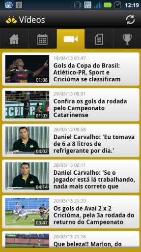 Crici&uacute;ma SporTV截图4