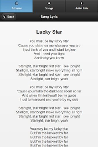 Madonna All Lyrics截图2