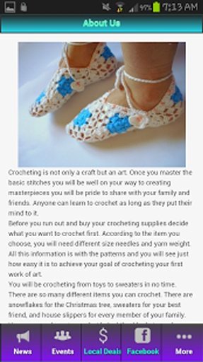 Crochet Slippers截图2