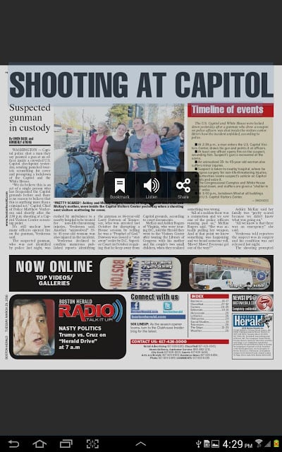 Boston Herald e-Edition截图10