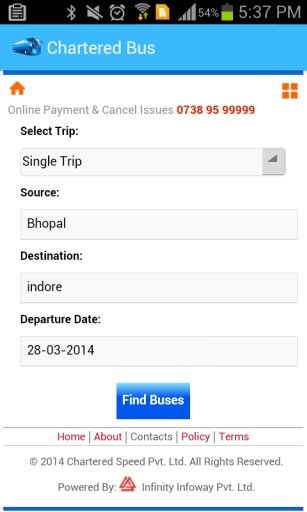 Chartered Bus Indore-Bhopal截图9