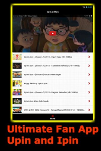 Ultimate Fan App Upin and Ipin截图2