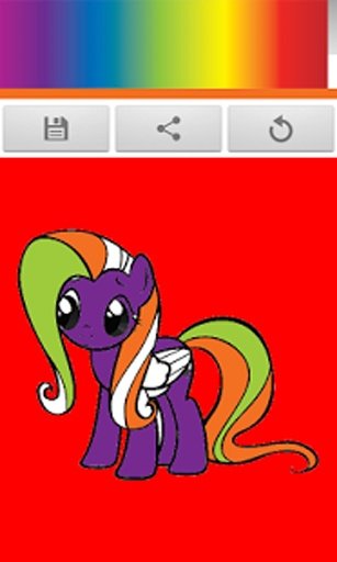 Pony Kids Coloring Book截图2