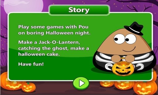 Pou Halloween Slacking截图1