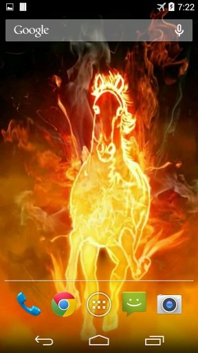 Fire Horse 3D Video Wallpaper截图1