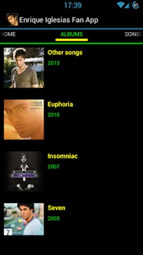 Enrique Iglesias Fan App截图5