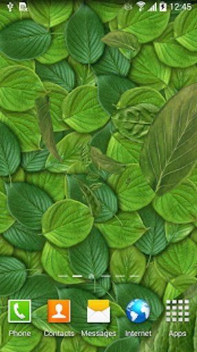 3D Leaves Live Wallpaper截图2