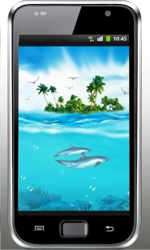 Dolhpin Beach live wallpaper截图1