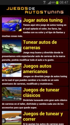 Juegos de autos tuning截图4