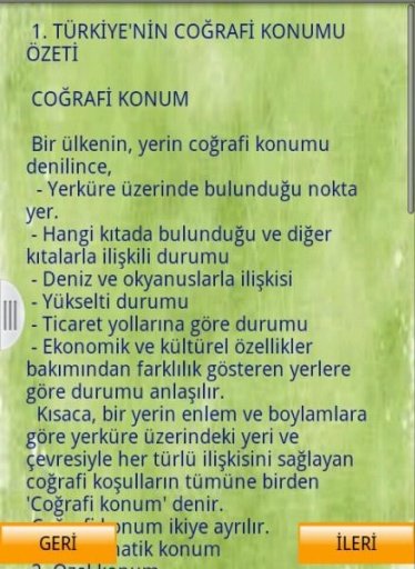 KPSS Coğrafya Özet截图5