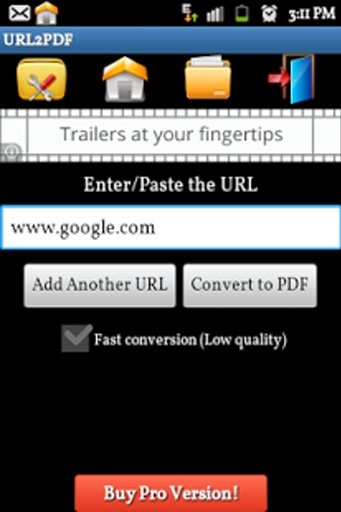 Web site to PDF Converter截图8