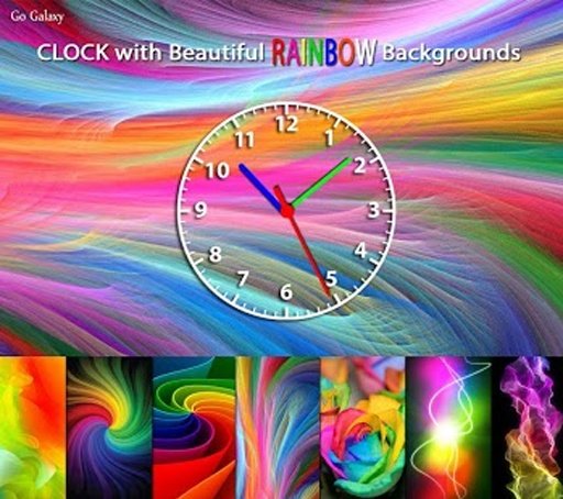 Rainbow Clock截图7