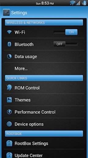 Simple Blue CM10 Theme Free截图10