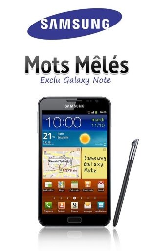 Mots M&ecirc;l&eacute;s pour Galaxy Note截图3